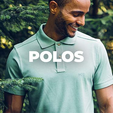 Nachhaltige Poloshirts für Herren - umweltfreundlich aus Holz gefertigt