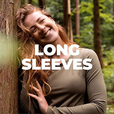 Nachhaltige Longsleeves für Herren - umweltfreundlich aus Holz gefertigt