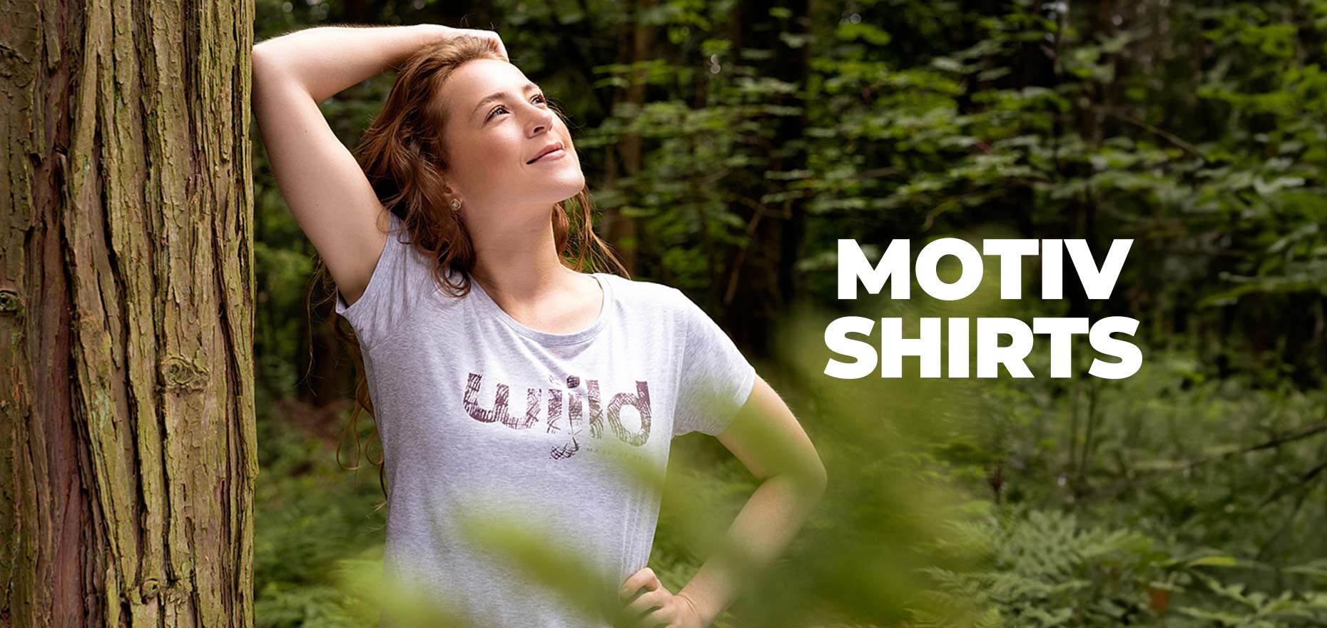 Nachhaltige T-Shirts mit Print für Damen - umweltfreundlich aus Holz gefertigt