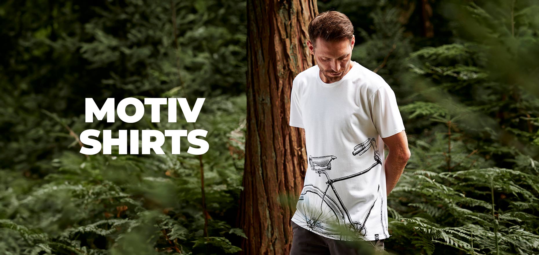 Nachhaltige T-Shirts mit Print für Herren - umweltfreundlich aus Holz gefertigt