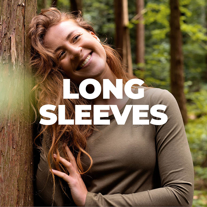 Nachhaltige Langarmshirts für Damen - umweltfreundlich aus Holz gefertigt